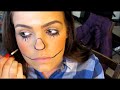 Last Minute Halloween Cute Scarecrow Makeup!