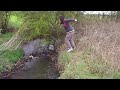 Falling in river