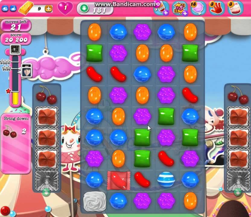 candy crush saga level 181 ★★★ - YouTube