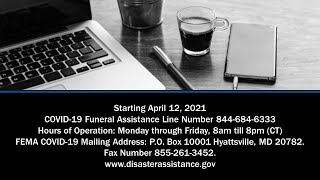 YouTube (Video Length 9:15) | ASL FEMA: Providing Financial Assistance for Covid-19-Related Funeral Expenses | Opens in a new window