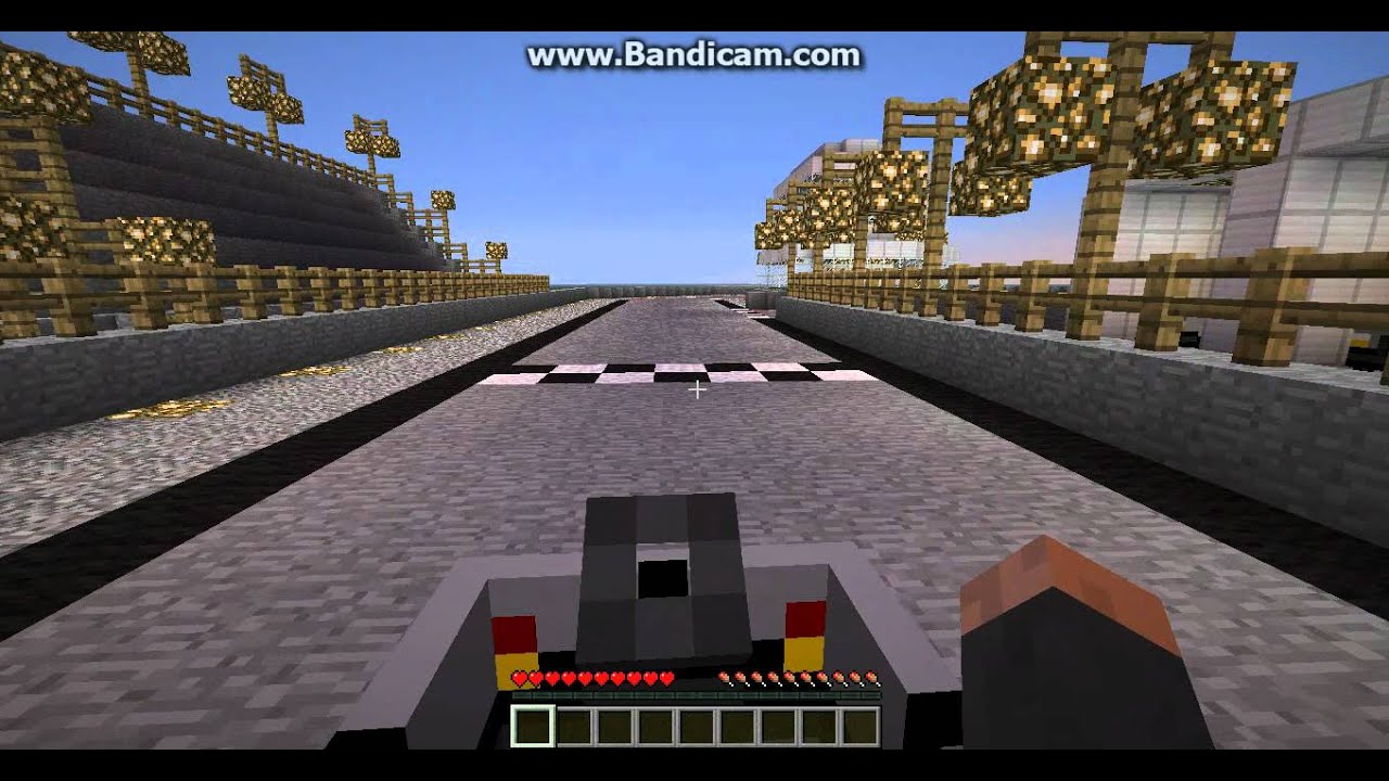 minecraft f1 race track YouTube