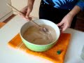 Ricette liguri. Castagnaccio - Chestnuts flour cake