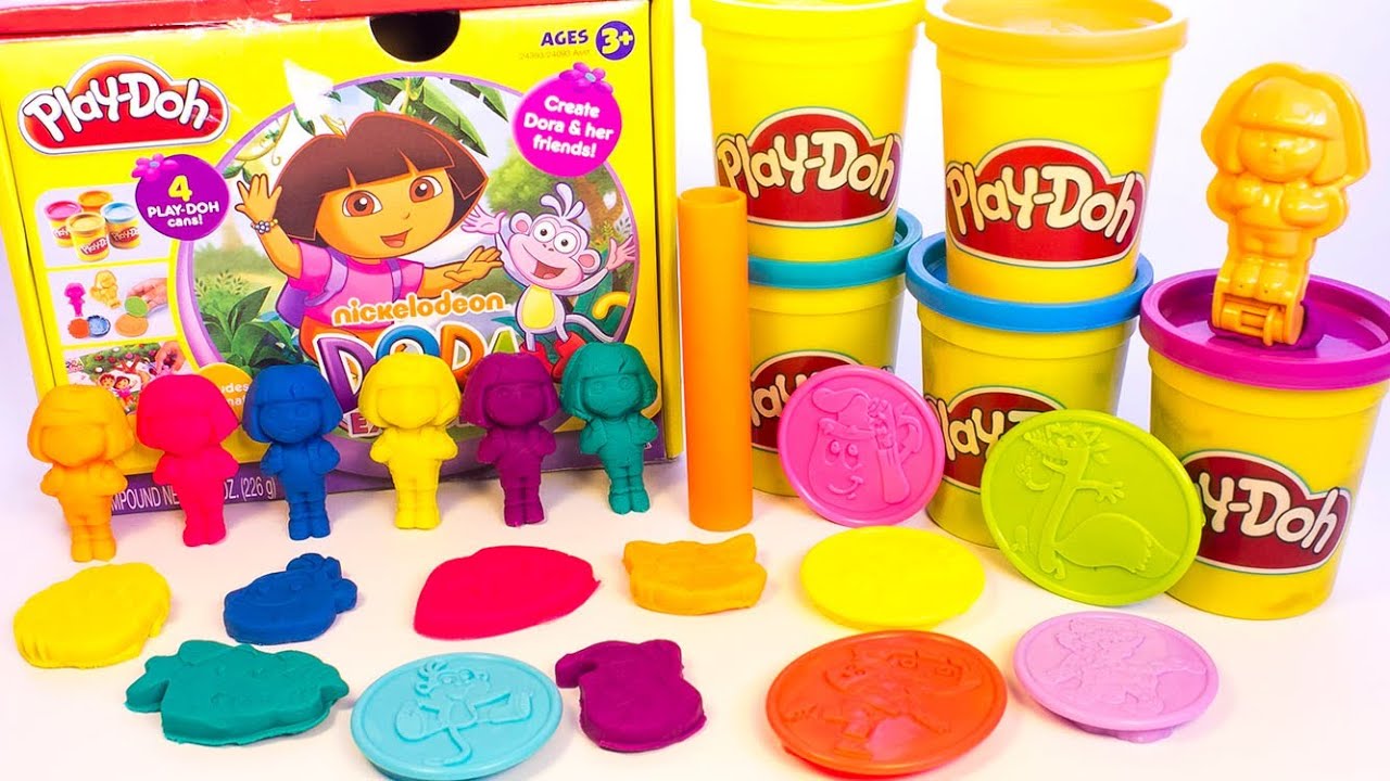 Play Doh Dora The Explorer Playset Playdough Hasbro Kit Play-Doh Dora