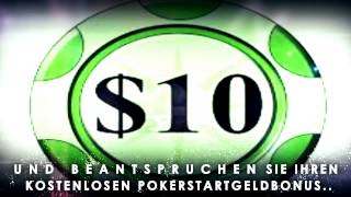 Lerne Poker - Wie Man Poker Spielt - Pokerregeln - $10 Kostenlos!