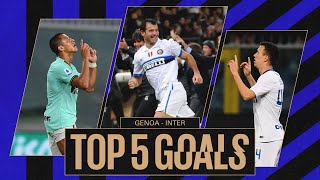 DEKI'S MASTERPIECE 🤩? | INTER HISTORY | TOP 5 GOALS vs GENOA⚽️?