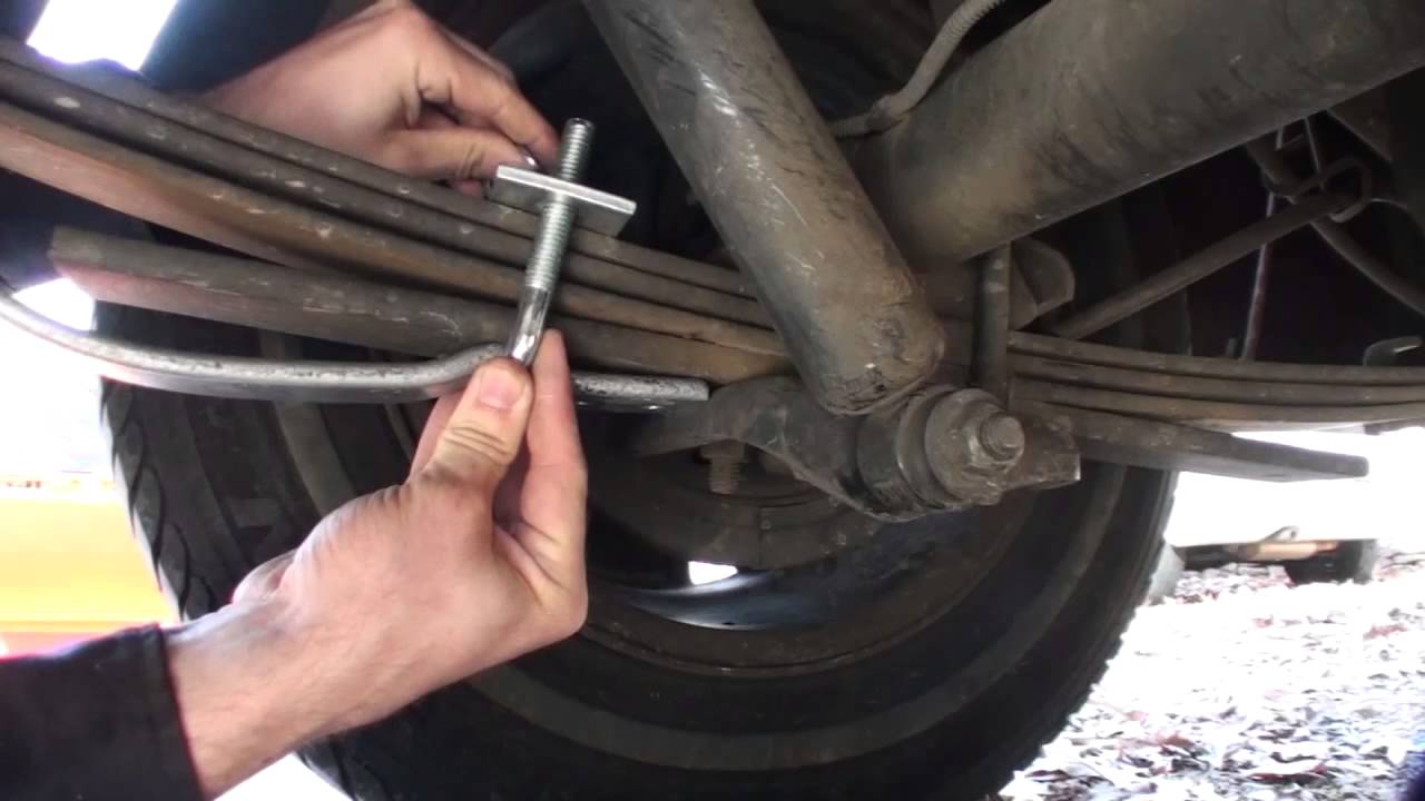 How to install Leaf Helper Springs - YouTube