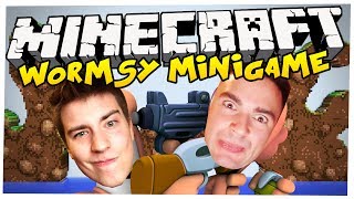 Minecraft: WORMSY! PINGWIN vs SKKF