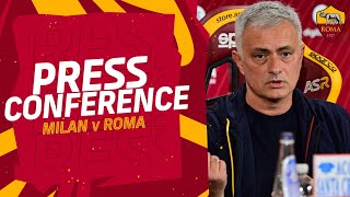 CONFERENZA STAMPA | José Mourinho alla vigilia di Milan-Roma