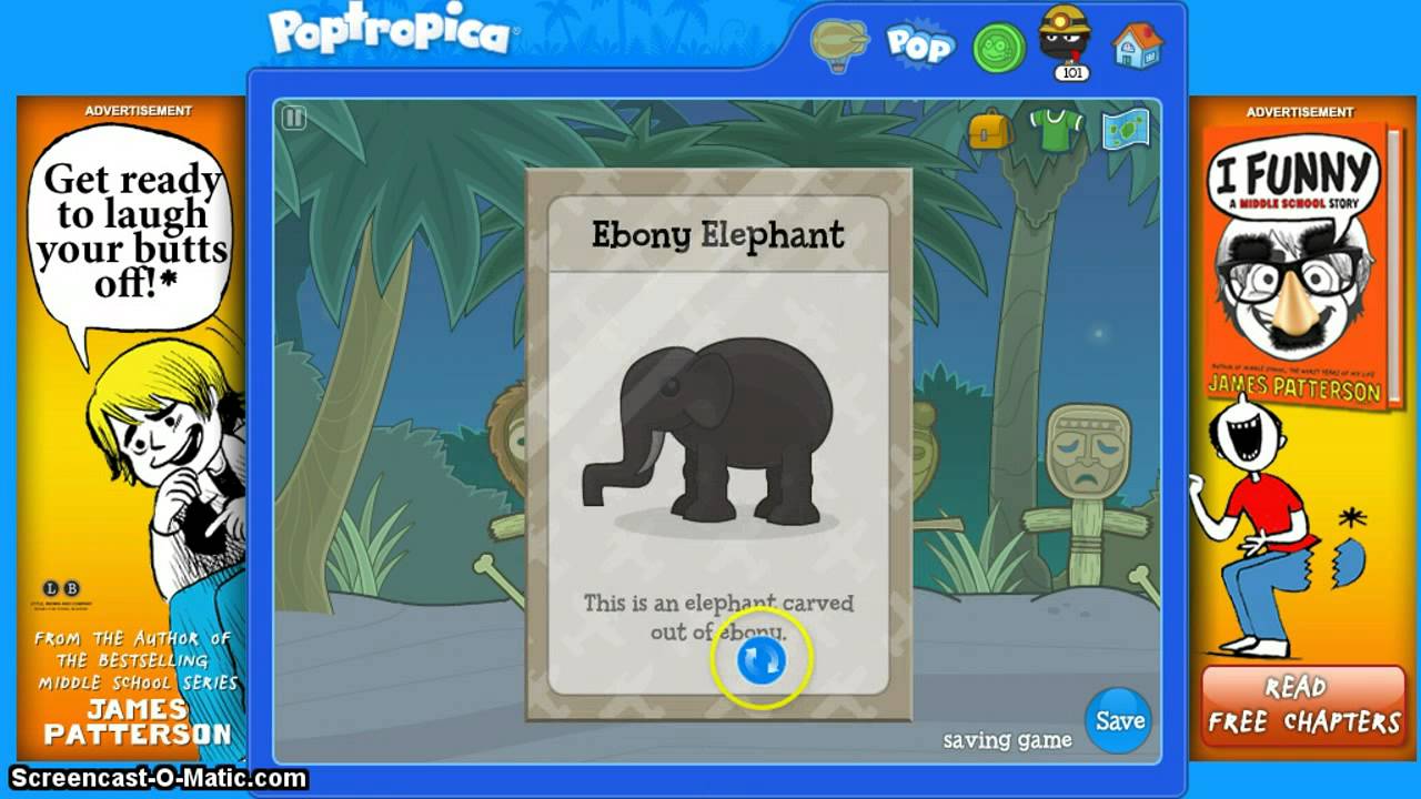 Poptropica:Nabooti Island Walkthrough part 2 - YouTube