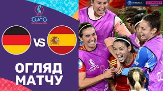Німеччина – Іспанія. Жіночий чемпіонат Європи 2025, 1/2 фіналу / Огляд матчу