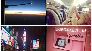 Vlog NYC dia 1: Times Square, Hotel, ATM de Cupcake