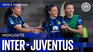 SERTURINI WITH A LATE LEVELLER 💥? | INTER 3-3 JUVENTUS | WOMEN HIGHLIGHTS | SERIE A 23/24⚫🔵🇮🇹????