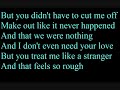 Gotye - Somebody That I Used To Know (Lyrics)