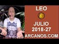 Video Horscopo Semanal LEO  del 1 al 7 Julio 2018 (Semana 2018-27) (Lectura del Tarot)
