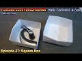 1 - How To Make Super Easy Square Gift Box Origami 箱折り紙 Caja 框 Caixa Kotak