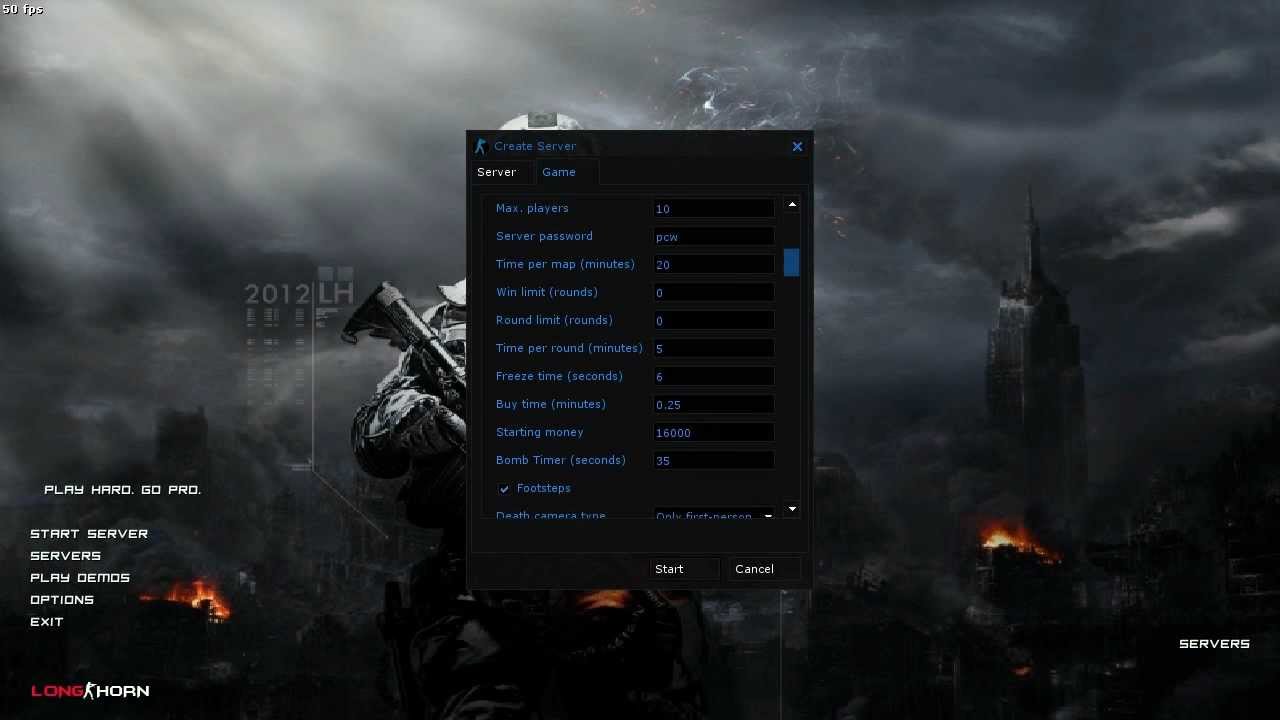 Counter Strike 1.6 Long Horn 2012 - YouTube