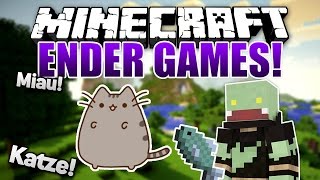 Miau! Ich bin eine Katze :3 - Minecraft ENDER GAMES SERIE #39 | ungespielt