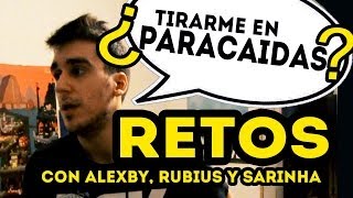 RETOS - Tirarnos en PARACAIDAS?! - Mangel y Rubius VS Alexby y Sarinha (Titanfall y PitfallTresor)