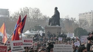 Ереван: протест против пенсионных реформ