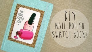 DIY Nail Polish Swatch Book!