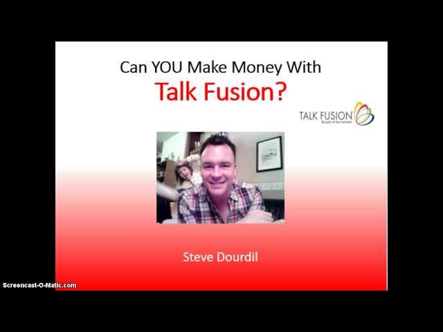 how to make money talk fusion