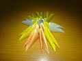 1 - Origami 3D Tutorial - The Phoenix Step By Step (block Folding)