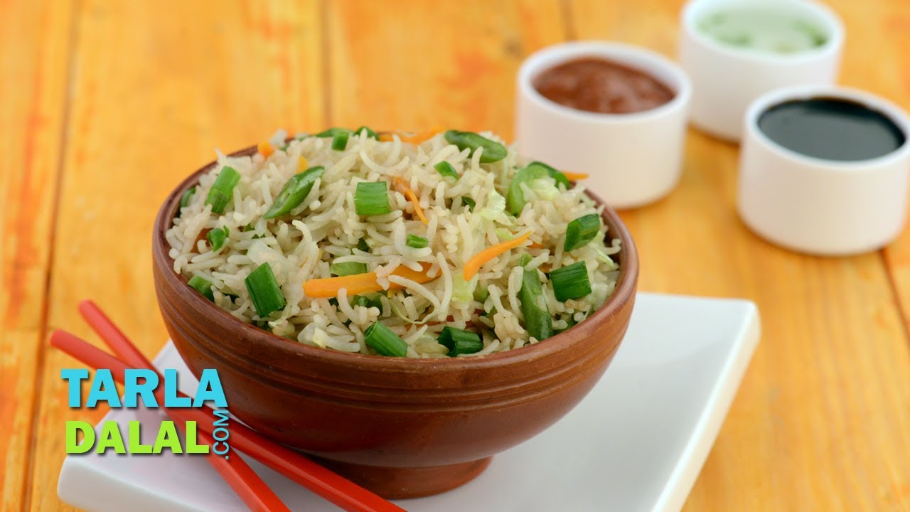 Vegetable Fried Rice by Tarla Dalal YouTube