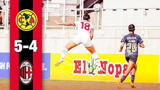 The Rossonere bow out of the Women's Cup | Club América 5-4 AC Milan | Highlights