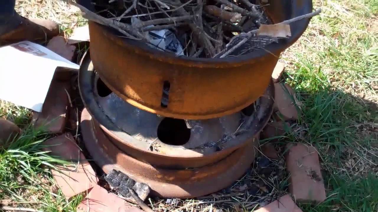 Rim Fire Pit - YouTube Rim Fire Pit - YouTube