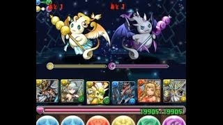 パズドラ【ツインリット降臨！超地獄級】ゼウス×超覚醒ゼウス　ノーコン！攻略