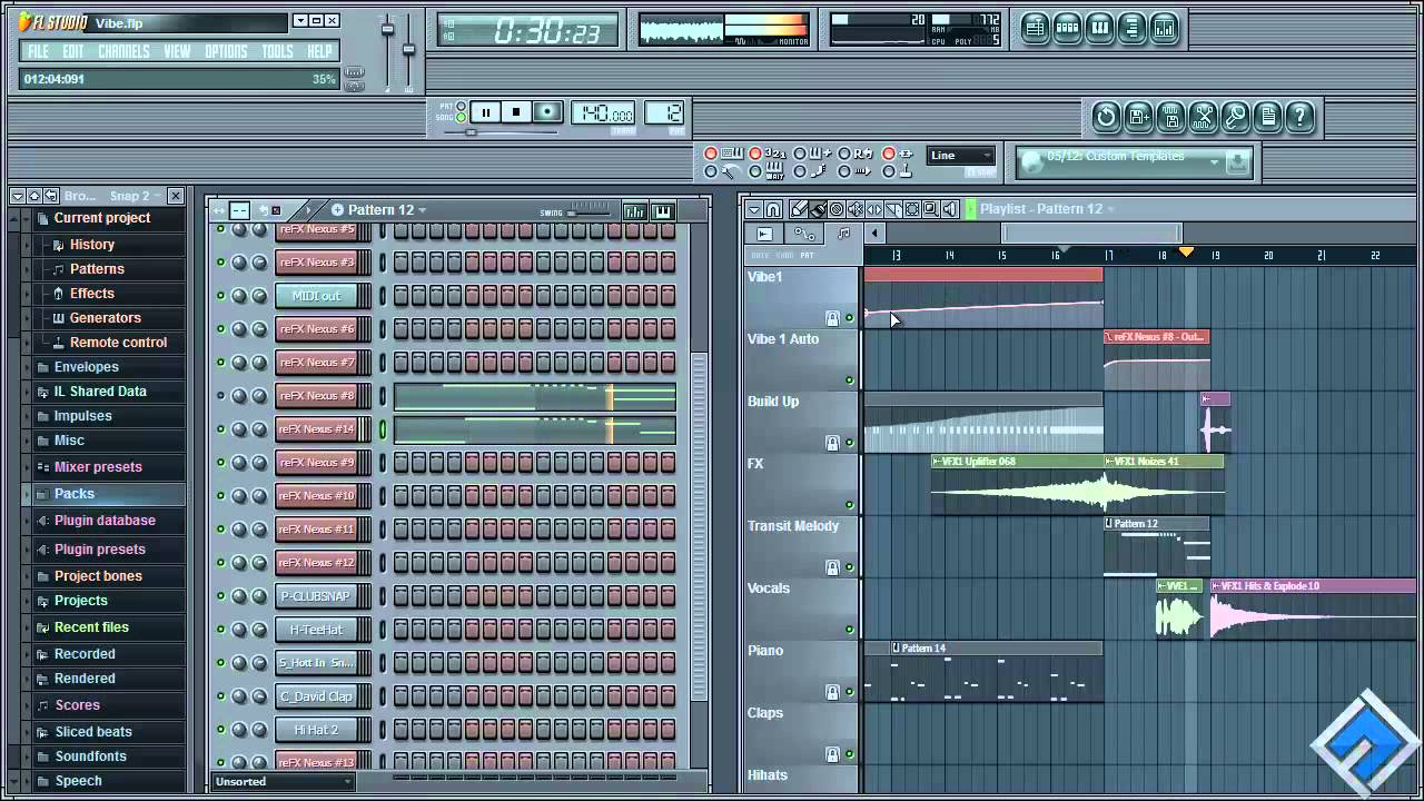 FLU] FL Studio - Slide Notes in ReFX Nexus VST - YouTube