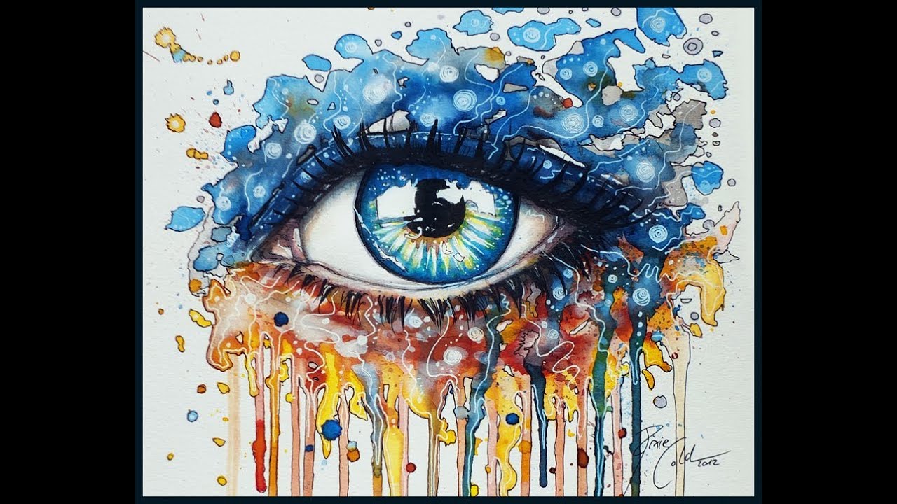 How to draw a Splash Eye YouTube