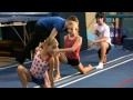 Stretching Warmup Exercise for Gymnastics, Dance, Cheerleading, Trampoline and Flexible Fitness