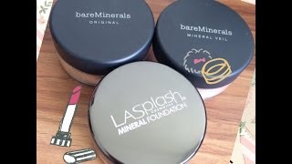 ♥黑咪比拼♥ 礦物粉底 bareMinerals Vs LASplash