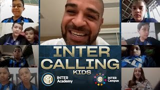 INTER CALLING KIDS | ADRIANO with INTER ACADEMY BRAZIL and INTER CAMPUS ⚫🔵🇧🇷??? [SUB ITA+ENG]