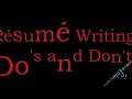 Job Search Tips