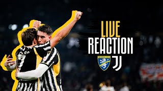 🔴? WATCH NOW: FROSINONE VS JUVENTUS | LIVE REACTION💪⚪⚫??