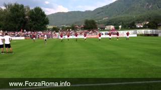 Riscaldamento amichevole Roma-Riscone di Brunico - 17/07/20