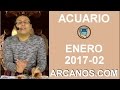Video Horscopo Semanal ACUARIO  del 8 al 14 Enero 2017 (Semana 2017-02) (Lectura del Tarot)