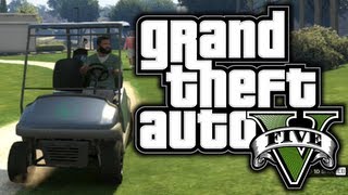 GTA 5: Funny Moments! #2 - Golf, Police Chases, Planes! - (GTA V Adventures)