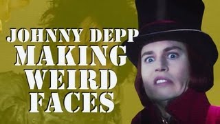 Johnny Depp Making Weird Faces - Supercut