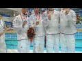 Olympic Champion France in Stunning 4x100 Freestyle Relay Win London 2012 Olympics.flv