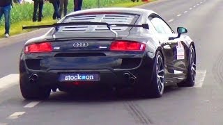 Audi R8 V10 ABT GTR Acceleration Exhaust Sound Kickdown Gran Turismo Polonia 2013 Power Slide Drift