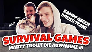 Meine Katze TROLLT die AUFNAHME :D ★ Minecraft: SURVIVAL GAMES | Herr Bergmann