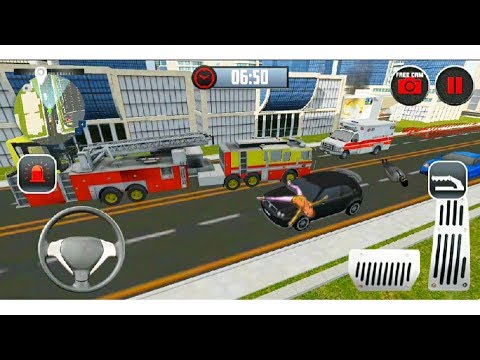 Rescue Fire Truck Simulator 3D - FUNNY GAME 👨🚒# Android Gamer