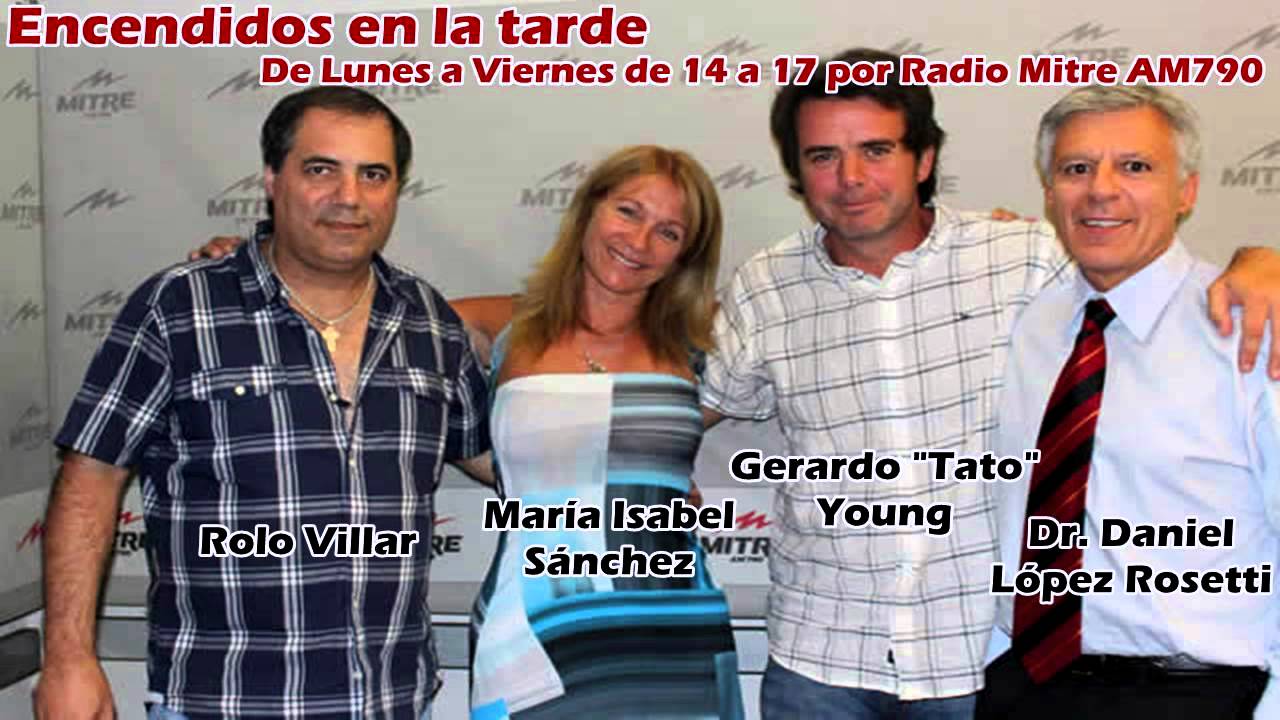 El blooper de Gerardo "Tato" Young en Radio Mitre YouTube