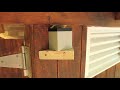 Backyard chickens - Chicken coop tour- Easy to clean