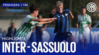 INTER - SASSUOLO 0-1 | INTER YOUTH HIGHLIGHTS 📽⚫🔵??