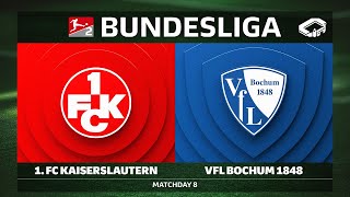 1. FC Kaiserslautern vs. VfL Bochum 1848 | Matchday 8 — Bundesliga 2 2025/26