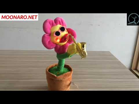 Dancing And Singing Flower Enchanting Sunflower Soft Stuffed Plush Toys Funny Electric Toys